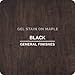 General Finishes Oil Base Gel Stain, 1 Pint, Black