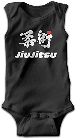 Brazilian Jiu Jitsu Martial Art Unisex Baby 100% Cotton Sleeveless Lap Shoulder Bodysuit Onesies-12 Months