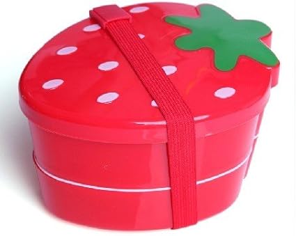 Amazon 格安 キッズ弁当箱 イチゴ形 超可愛い ランチボックス 海外直送 並行輸入品 こちらの商品の内訳は 番号 1 赤10点 のみ Dlg 生活雑貨