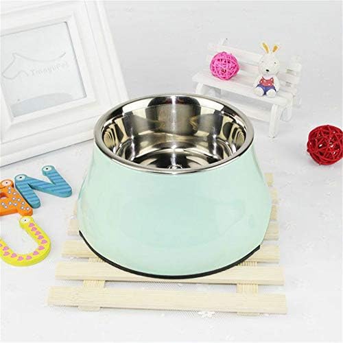 MYYXGS Unique design to enhance the dog bowl, non-spilled overhead feeding bowl elevated dog, neck no pressure anti-skid feeder 19 * 13cm