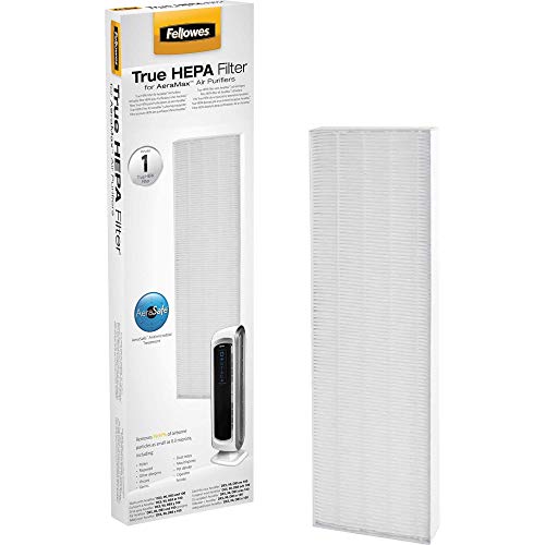 Fellowes 0 True HEPA Filter with AeraSafe Antimicrobial Treatment, White