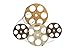 Deco 79 Metal Film Home Wall Decor Vintage Movie Reel Wall Sculpture, Wall Art 25