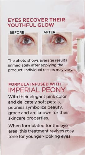 L'Oreal Paris Age Perfect Rosy Tone Anti-Aging Eye Cream, For Dark Circles & Wrinkles .5 oz