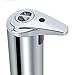 Touchless Stainless Steel Liquid Soap Dispenser, Automatic Lotion Dispenser, IR Infrared Motion Sensor Hand Free Dish Countertop Soap Dispenser for Kitchen and Bathroom Durable Dispenser(Silver)