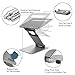 Nulaxy Laptop Stand, Ergonomic Sit to Stand Laptop Holder Convertor, Adjustable Height from 2.1″ to 21″, Supports up to 22lbs, Compatible with MacBook, All Laptops Tablets 10-17″ – Space Greythumb 3