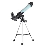 Kidcia Telescope for Kids Educational Preschool Science Telescope Plastic Toy for Beginners My First Telescope 3 Magnification Eyepieces and Tripod Enjoy Steady Observation of Astronomy