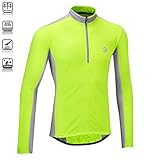 Tenn Mens Coolflo Breathable Long Sleeve Cycling Jersey