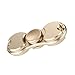 Evermarket Fidget Toy Hand Spinner 1-3 minutes Spin Time, Stress Reducer Relieve Anxiety and Boredom , Gold