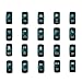 STVMotorsports Laser Green Rocker Switch Interior Lights 20A 12V On/Off LED Light