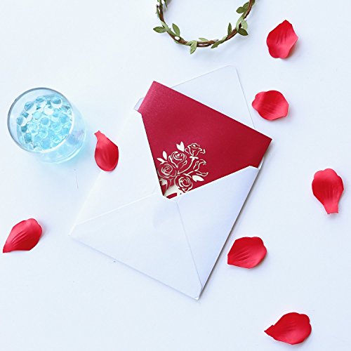 image for ifitto 3D Handmade Pop Up Greeting Card with Envelope for Birthday Val