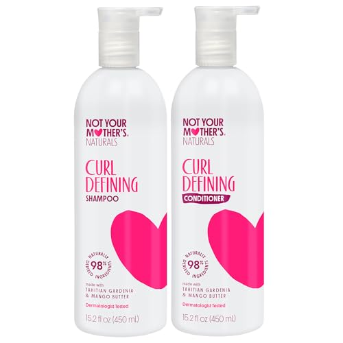 Not Your Mother's Naturals Curl Defining Tahitian Gardenia Shampoo & Conditioner, Doppelpack, 473 ml