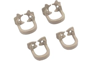 VOCADOK Dental Sectional Matrices Clip Rubber Dam Clamp for Better Oral and Dental Condition 4pcs.