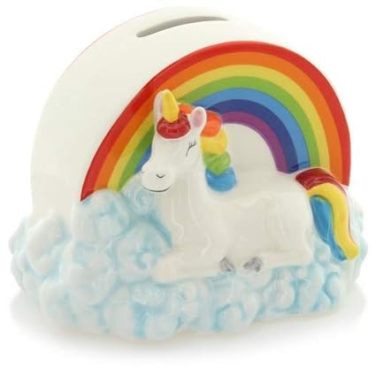 New Rainbow Unicorn Money Box - 