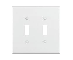 Leviton 80709-W 2-Gang Toggle Device Switch