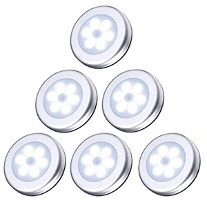 AMIR Bewegingssensorverlichting, Onderkast LED Nachtlampje, Kastverlichting met Stickpads en Magneet voor Trap, Kast…