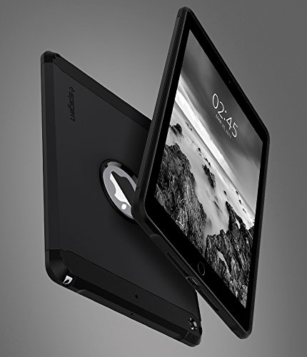 Spigen Tough Armor Compatible con Apple iPad 9.7 (2017) Funda - Negro - Imagen 4