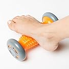Foot Massage Roller for Plantar Fasciitis, Heel & Foot Arch Pain Massager Relief. Stress and Relaxation, through Trigger Point Therapy Includes Downloadable E-Book on Reflexology by Natural Chemistree
