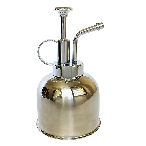 Lianshi Plant Mister Spray Bottle Stainless Steel Plant Sprayer, Small Watering can Plant Spray Bottle Modern Gardening Tools for Indoor Potted Plants Watering and Spraying