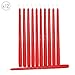 Hyoola 12 Pack Tall Red Taper Candles - 10 Inch Red Dripless, Unscented Dinner Candle - Paraffin Wax with Cotton Wicks - 8 Hour Burn Time