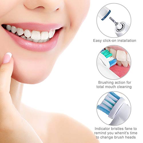 Genkent Replacement Toothbrush Heads Compatible with Oral b Electric Toothbrush (12) - Thumbnail 4