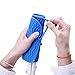 Beautyflier Heat-resistant Silicone Mat for Curling Hair Drier Hair Straightener Flat Iron Travel Heat Proof Mat for Hot Hair Care Tool Blue