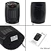 WONNIE Space Heater Portable for Office Home ETL Listed 900W/1500W/Mini Fan 2019 Upgrade (Black)