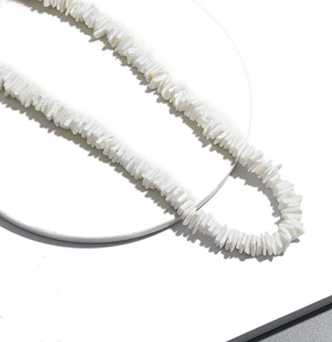 HSWE Puka Shell Choker Necklace Hawaiian Summer Jewelry for Women Men