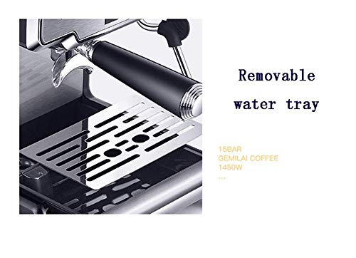 YQGOO Kaffeemaschine Eingebaute Kaffeemaschine Home Italienische halbautomatische Pumping Steam Milk Tea Shop Werbung – Bild 7