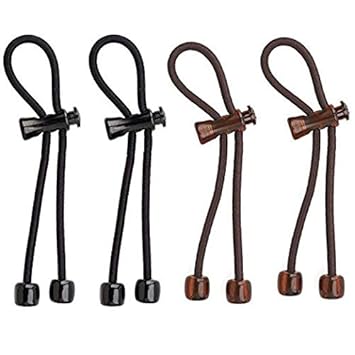 Amazon Com Pulleez Set Of 4 Sliding Ponytail Holders Elastic
