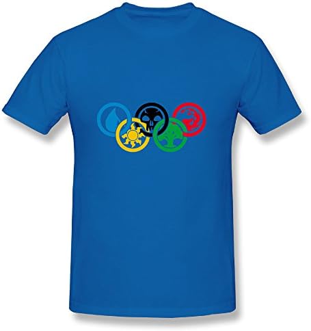 LUYTG Men's T Shirt Magic Gathering Olympics Black