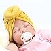 Voberry Kids Baby Bohemian Head Wrap Cap Cute Cotton Turban Knot Hat (Yellow 1)