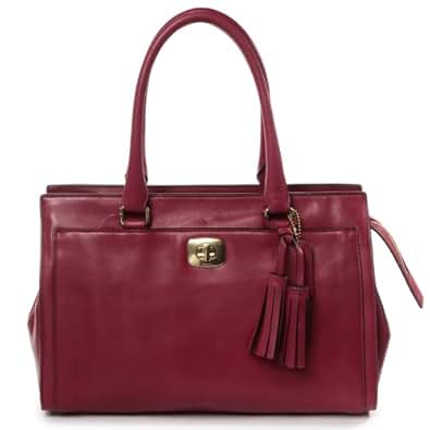coach wine colored bag