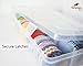 Washi Tape Storage Box by Tanpopo Art | Clear Box Organizer with Adjustable Compartments [Box only, Tapes not Included]