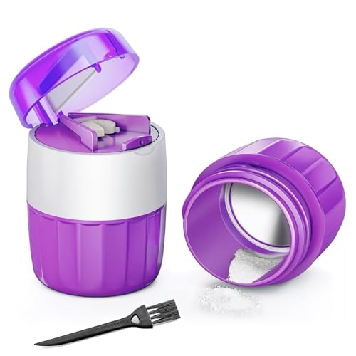 DEPAD 3-in-1 Pill Crusher and Cutter with Storage