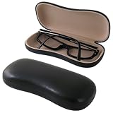 Hard Eyeglass Cases w/Microfiber Cleaning Cloth | Protects Glasses from Small to Medium Sized Frames - Perfect For Men & Women