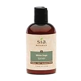 Sia Botanics White Sage Facial Toner for Women - Natural Vegan Anti Aging Formula for Acne prone and sensitive skin - 4 Ounces