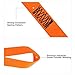 XSTRAP STANDARD Soft Loop Tie-Down Straps 8PK 1-1/16 x 18 inches - 3600LB Breaking Strength, Loops for Securing Trailering of Bikes, ATV, UTV, Motorcycles, Scooters, Dirt Bikes, Lawn Equipment, Orange