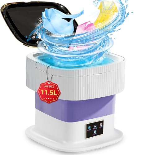 Mini Fully Automatic Underwear Washing Machine Protable Travel To Use