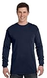 Comfort Colors Ringspun Garment-Dyed Long-Sleeve T-Shirt, Medium, TRUE NAVY