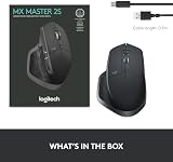 Logitech MX Master 2S Graphite Bluetooth Wireless Mouse Multi Surface view 11