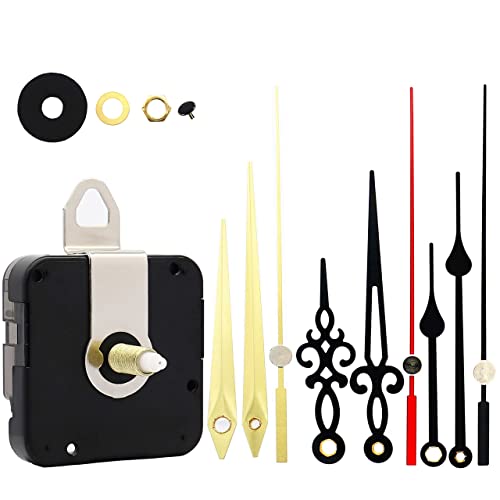 TIKROUND Youngtown 12888 Movement for Clock Repair Replacement 23mm (29/32 Inch) Shaft Length 15mm (19/32 Inch) Thread Length.