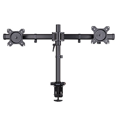 Lumsing Dual Arm LCD LED Monitor Desk Mount Bracket Stand for 15