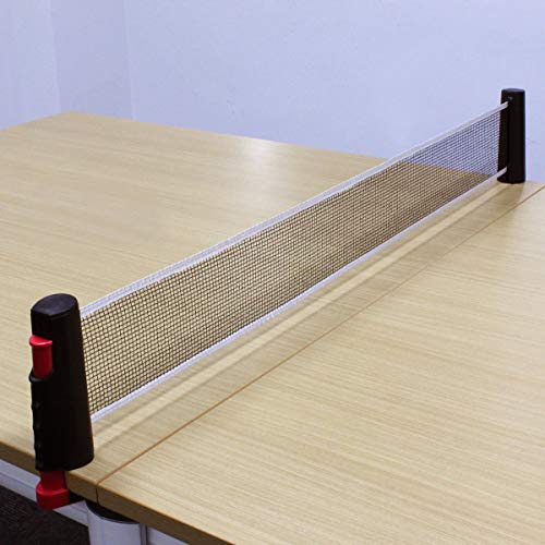 NKTM Retractable Table Tennis Nets Post Set Replacement, Adjustable Any Table Anywhere - Thumbnail 5