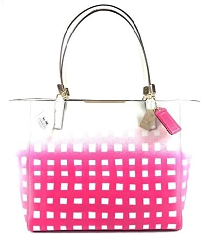 coach gingham tote