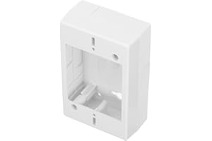 DIKACA 118 Type American Standard Surface Mount Single Gang Electrical Outlet Box Plastic Wall Switch