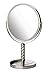 Jerdon LT5165N 8-Inch Mirror with 5x Magnification, Nickel Finish