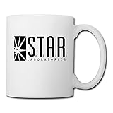 ERICP Star Labs Logo - The Flash Captain TV Laboratories Comics DT Ceramic Coffee Mug