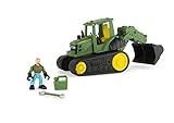 Ertl John Deere Gear Force Tracked Tractor With Backhoe