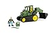 Ertl John Deere Gear Force Tracked Tractor With Backhoe