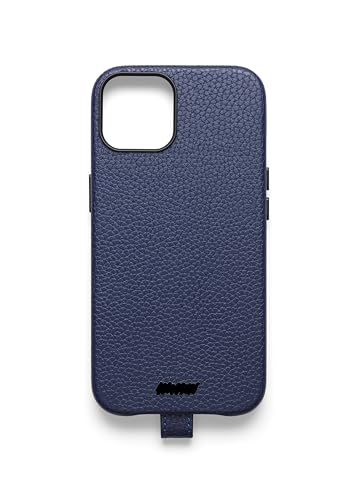 UNTAGS - iPhone 13 Pro Max Palette Abdeckung - Leder-Effekt-Material - weiche Mikrofaser innen Anti-Kratzer - blau